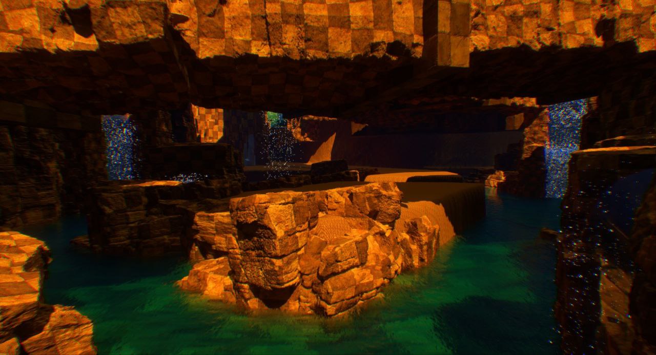 Grottes — bassins souterrains et chutes